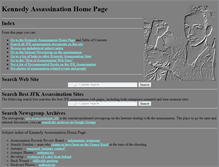 Tablet Screenshot of mellen.jfkassassination.net